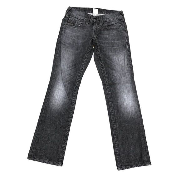 TRUE Religion Jeans Size 28 RICKY Gray Gemstone - Picture 4 of 7